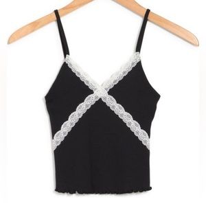 Topshop Lace Trim Cami